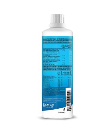 BODYLAB24 Vital Zero Drink Concentrate - Sugar-Free Ananas 1000ml | Low-Calorie Sports Drink with Vitamins & L-Carnitine - Perfect for Fitness Enthusiasts - Buy Online on GoSupps.com