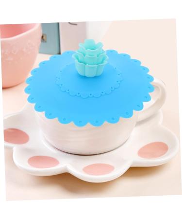 Alipis 12 Pcs Silicone Cup Lid Coffee Mugs Coffee Mug Lid Cover Silicone Leakproof Cup Lid Drink Cup Round 11x11x3cmx3pcs Light Bluex3pcs - Buy Online on GoSupps.com
