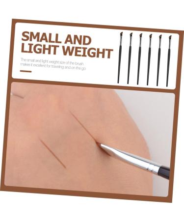 KALLORY 6pcs Eyebrow Brush Gel Eyeliner Gel Liner Eyeliner Makeup Supplies Cosmetic Brush Flat Head Miss Die 16X1CM As Shown - Buy Online on GoSupps.com
