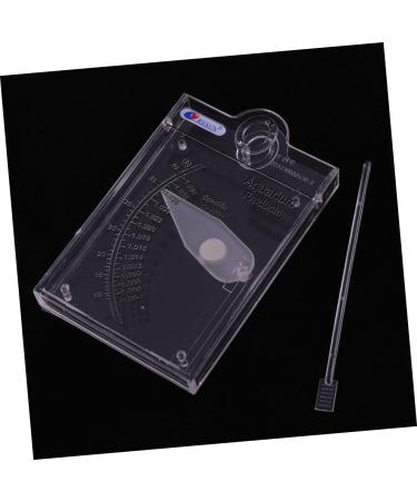 Happyyami 2pcs Aquarium Gravimeter Salinimeter Salt Water Gravimeter Aquarium Meter Hydrometer Square White mediumx2pcs Whitex2pcs - Buy Online on GoSupps.com