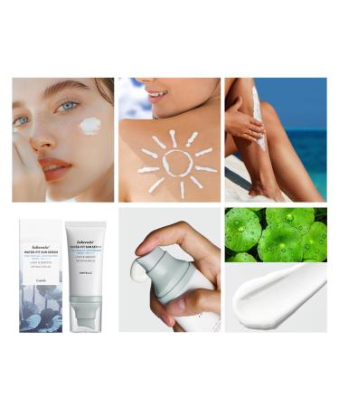 2 Pcs Centella Sunscreen SPF 50 Centella Water-Fit Sun Serum Long-Lasting Protection Nourishing Skin Protection and UV Defens. - Buy Online on GoSupps.com