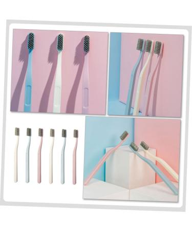 Marmerdo 6-Piece Stiff Brush Set - Effective Tooth Spot Remover & Hard Hair Toothbrush for Adults | Portable Dental Care Gadgets - Buy Online on GoSupps.com