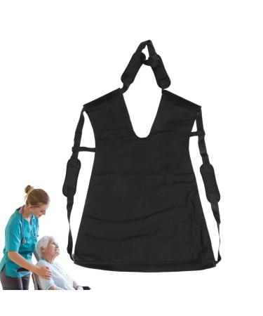 Foway lifting belt for patient lifter lifting belt for patient lifter for toilet passage full body loop transfer ceiling for positioning and lifting the bed - large care device for bariatric L black