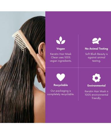 Morfose Keratin Hair Mask for Curls Frizzy & Bleached Hair - Deep Conditioning Treatment for Color Treated, Dry, and Damaged Hair - Enhances Elasticity - 16.9 Fl Oz/500ml - Buy Online on GoSupps.com