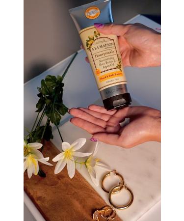 A LA MAISON Honeysuckle Lotion for Dry Skin - Natural Hand and Body Lotion 2 Pack - 8 oz Bottle - Buy Online on GoSupps.com
