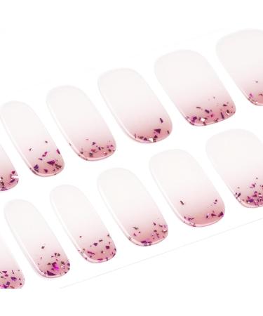 DANNI & TONI Glitter Cascade Nail Wraps - 28 Salon-Quality Gel Stickers Set - Buy Online on GoSupps.com