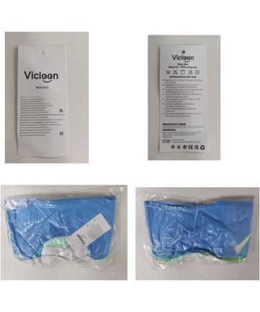 Vicloon Baby Bandana Dribble Bibs 5pcs Set for Boys and Girls - Soft & Absorbent Teething Bibs in Blue-Green-Grey - Buy Online on GoSupps.com