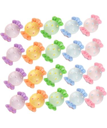 ibasenice 72 Pcs candies decor candy desktop decorative candies decor accessories small candies cream gum decorations Material patch bulk sweet charm small fake candies resin props - Buy Online on GoSupps.com