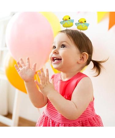 Easter Duck Hairpin - Little Yellow Duck Hairpin | Cartoon Plush Hairpin Set 10 | Soft Animal Hair Clips Hair Pins Fun Hair Accessories for Kids Cute Yellow Duck Hair Clips for Kids Women B - Buy Online on GoSupps.com