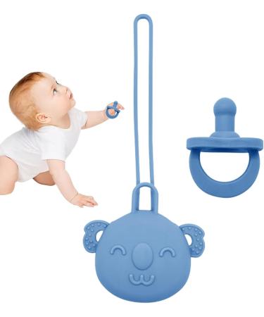 Juzinqu Baby Pacifier Clip Set | Silicone Schnuller Holder for Easy Travel & Cleaning | Perfect for Boys & Girls - Buy Online on GoSupps.com