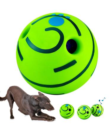 ZUNAX Giggle Ball For Dogs Interactive Dog Toy Ball Dog Squeaky Ball With Funny Sounds Dog Toy For Boredom and Anxiety For Small Medium And Large Dogs - Buy Online on GoSupps.com