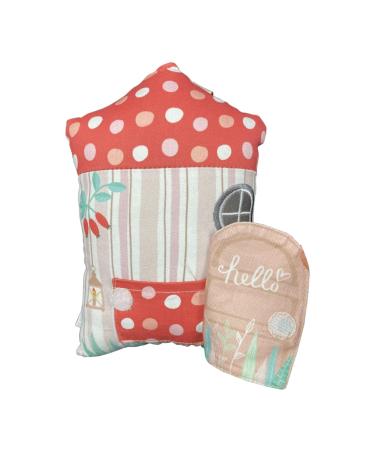 Splosh Tooth Fairy House Red - Magical Tooth Fairy Pillow with Fairy Door to Place Lost Tooth Special Tooth Fairy Gifts for Girls Boys and Toddlers Tooth Fairy Bag to Celebrate Every Lost Tooth