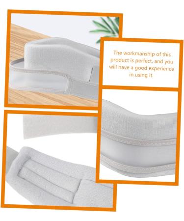 Adjustable Healeved Neck Collar & Sponge Bandage for Sleep - Soft Neck Support Foam Pillow in Gray - Buy Online on GoSupps.com