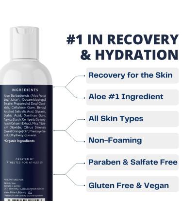 Premium Aloe Face & Body Cleanser - Gentle Plant-Based Wash for Oily Sensitive & Combination Skin | Natural & Organic Ingredients - Buy Online on GoSupps.com