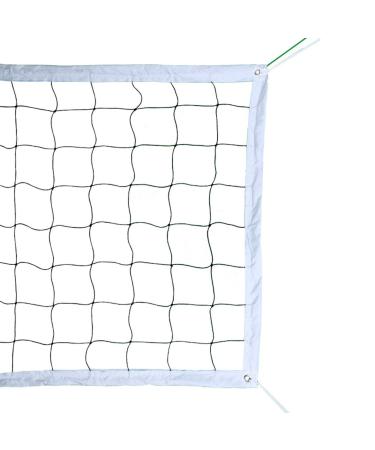 Professional Volleyball Net Outdoor with Aircraft Steel Cable, Heavy Duty Volleyball Net for Backyard, 32x3FT Portable Volleyball Net for Pool Schoolyard Beach, Badminton/Pro Volleyball Net Set