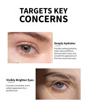 Best Anti-Aging Eye Cream with Squalane & Niacinamide - Reduce Dark Circles & Puffiness - 1oz - Buy Online on GoSupps.com
