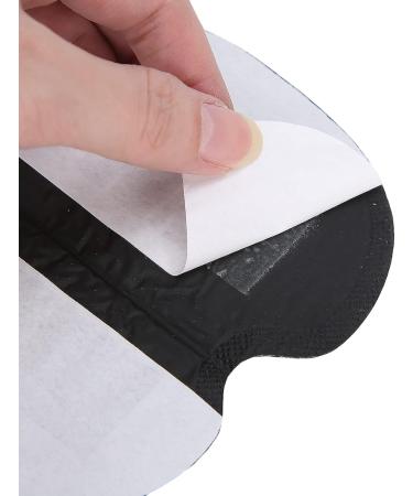 60Pcs Underarm Sweat Pads | Adhesive Absorbing Armpit Shields for Women and Men - Black - Buy Online on GoSupps.com