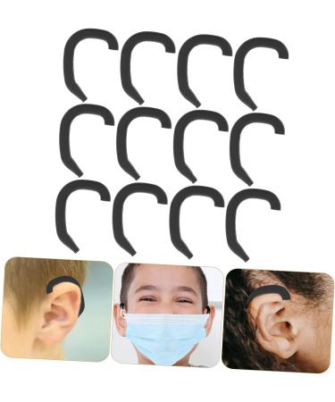 Healeved 12 Pairs Silicone Ear Corrector Cuffs for Infants - Valgus Correction Patch - Black - 4.4x3.6x0.4cm - Buy Online on GoSupps.com