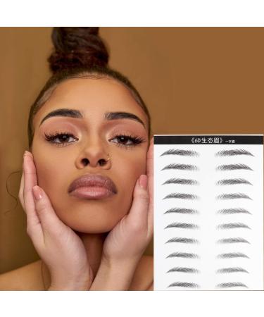 NOLITOY 4 Sheets Pairs 6d Eyebrow Sticker Brow Tatoo Eyebrow Makeup Tools Eyebrow Stickers 3 Proof - Buy Online on GoSupps.com