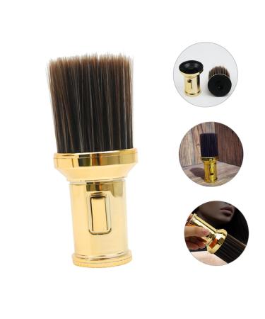 Lurrose Body & Face Bronzer Powder Brush | Hairdressing Cleaning Brush & Scarf | Man Care Supplies - Golden 13.5x6 cm - Buy Online on GoSupps.com