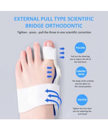 Orthopedic Toe Separator & Hallux Valgus Correction Set | Relieve Inflammation & Correct Thumb Valgus - Adjustable Carrier - Buy Online on GoSupps.com