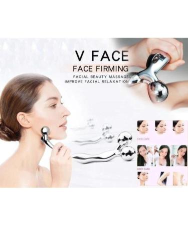 3D Diamond Cut Manual 360 Rotate Facial Massager Tool - Gua Sha Skin Lifting Reduces Eye Puffiness Anti-Aging & Wrinkle Reducer for Skin Tightening & Blood Circulation - Buy Online on GoSupps.com