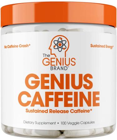 Genius Caffeine Extended Release Microencapsulated Caffeine -100 Count