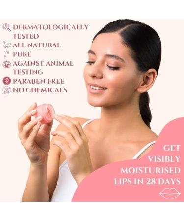Rose Lip Scrub - Exfoliate & Moisten for Soft Pink Lips | 15g | Shop Internationally - Buy Online on GoSupps.com