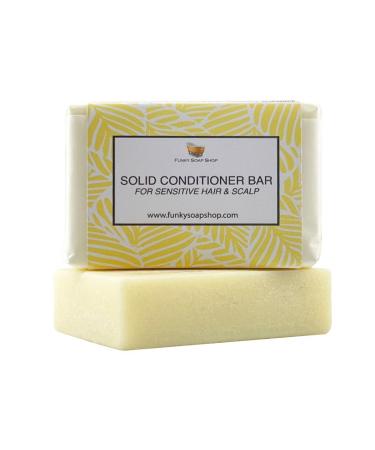 Solid Conditioner Bar for Sensitive Hair, 100% Natural & Handmade, 1 Bar of 95g