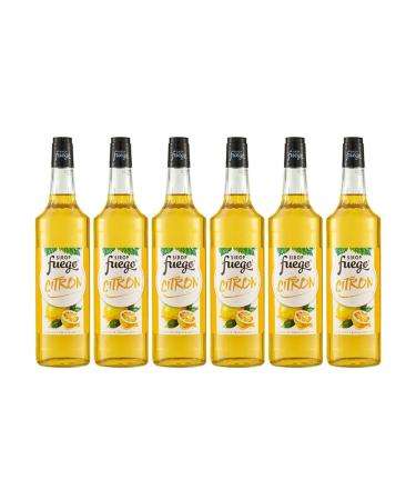 Fuego Lemon Syrup - 6 x 1 L