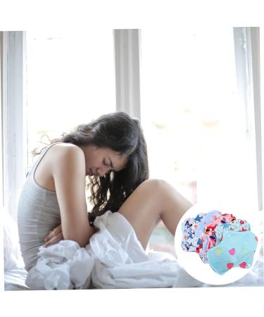 Washable Light Incontinence Pads | Bamboo Charcoal Menstrual Towels for Women | 6pcs Cloth Aunt Towel Pad - Buy Online on GoSupps.com