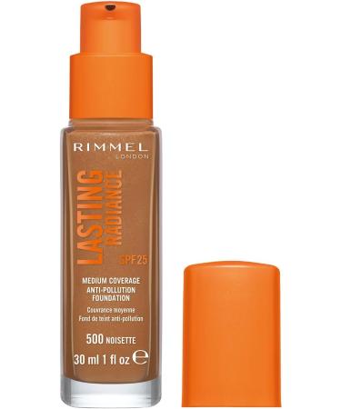 Rimmel - Lasting Radiance Foundation - Hazelnut 500-30ml - Buy Online on GoSupps.com