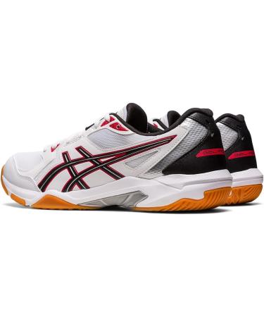 ASICS Men's Gel-Rocket 10 Court Shoes 10.5 - White/Classic Red - Buy Online on GoSupps.com