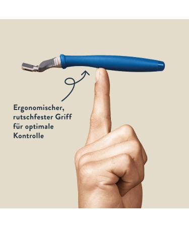 Harry's Wet Razor Set for Men | Blue Handle 4 Replacement Blades Shaving Gel & Travel Cover - Shop Internationally - Buy Online on GoSupps.com