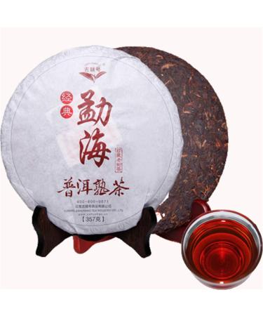 HELLOYOUNG 357g Th Pu-erh chinois biologique classique m r et vieilli Th artisanal traditionnel Aliment vert Moelleux et cors