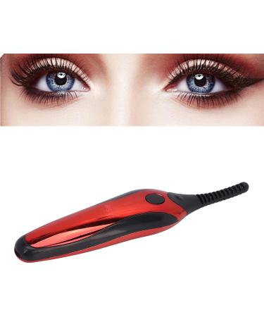 Qukaim Heated Eyelash Curlers Heated Eyelash Curlers Wide Spaced Combs 3-Level Temperature Curved Brush Head USB Charging Handheld Red Lash Curler - Buy Online on GoSupps.com