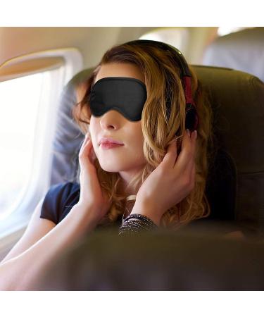 ITME 6 Pack Sleep Eye Mask Shade Cover Sleeping Blindfold for Men & Women Suitable for Lunch Break/Travel/on The Plane/Hotel/Camping Usage ( Black ) 06-pack - Buy Online on GoSupps.com