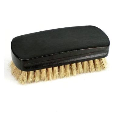 Shoe Brush Boot Brush Shoe Polisher Bristle Brush Wooden Handle Household Cleaning Tool Accessory Cleaning Brush Brush(Black)