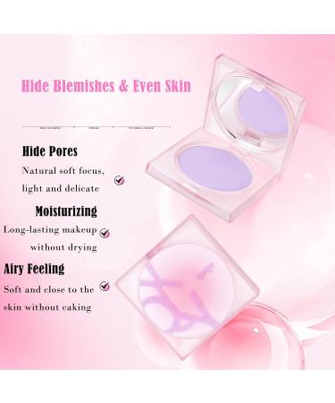 Pressed Matte Fixing Powder Compact Translucent Finishing Powder Pressed Powder Free Powder Clear Cover Blurred Effect All Day Wear - Buy Online on GoSupps.com