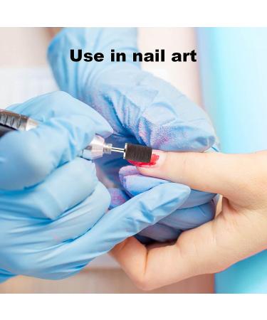 Difenni Nail Drill Bits Sanding Bands for 3/32 inch Shaft - Acrylic Nails Manicure Pedicure Tool in Silver - Buy Online on GoSupps.com