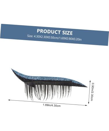 minkissy 16 Pairs False Eyelash Stickers Stick on Eyeliner Women Wispy Eye Lash Eye Line Strip Sticker Shiny Eyeliner Stickers Gothic+mirror Long Strip Lash Plastic Glitter Powder Cosmetic - Buy Online on GoSupps.com
