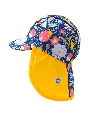 Splash About Baby Kids Legionnaire Sun Hat 3-6 Years Garden Delight