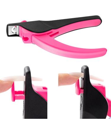 Professional CapsulesCutter False Special Type U Word Tips Cut Trimmer Adjustable Manicure Tools Black and White - Buy Online on GoSupps.com