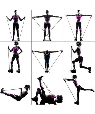 11 Pcs/Set TPE Resistance Bands 100LB 150LB Women Colorful Fitness Training Belt Yoga Pull Rope Gym Equipment Elastic Tube (Multi Colored) Multicolor colored - Buy Online on GoSupps.com