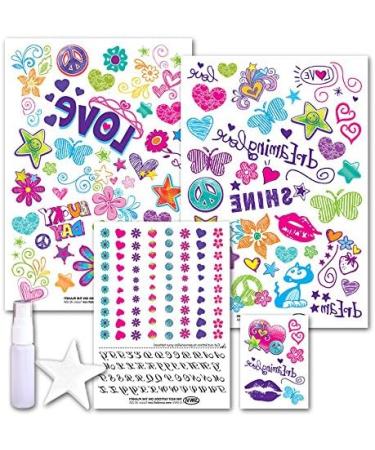Savvi Glitter4Girls Temporary Tattoos Kit - Sparkle and Shine with Glitter Tattoos for Girls - Buy Online on GoSupps.com
