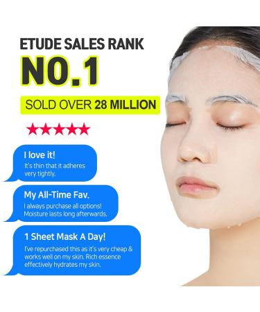 ETUDE 0.2 Therapy Air Mask 10 Sheets (Snail) - Hypo-Allergenic & Firming Effect (21AD) - Buy Online on GoSupps.com
