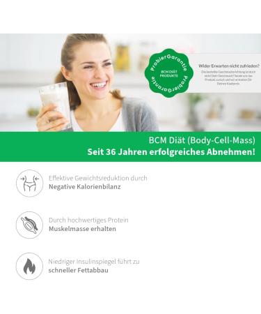 Buy BCM Basisiskost Strawberry Diet Shake - Original 24 Portions (500g) | Low Carb Protein Meal Replacement for Weight Loss - Buy Online on GoSupps.com