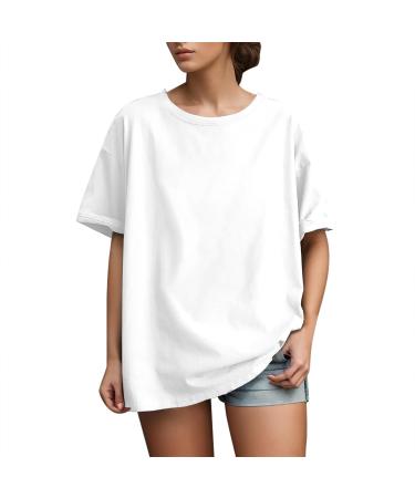 Buy Women's Casual Summer V-Neck T-Shirts | Loose Cotton Blouse - Perfect for Hiking & Everyday Wear - Buy Online on GoSupps.com
