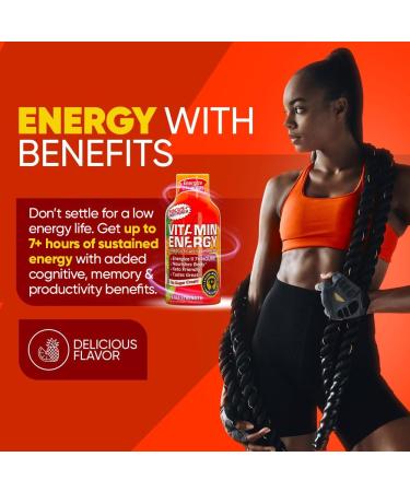 Vitamin Energy Focus+ Energy Shot - Fruit Punch - Pack of 12 - 1.93 Fl Oz. - Buy Online on GoSupps.com