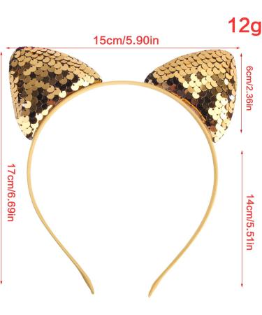 hgnxa Cartoon Bling for at Ear Hair Hoops osplay Headband Reversible s Hair for Head Band Hoop for Women Girls Hair De Color - Buy Online on GoSupps.com